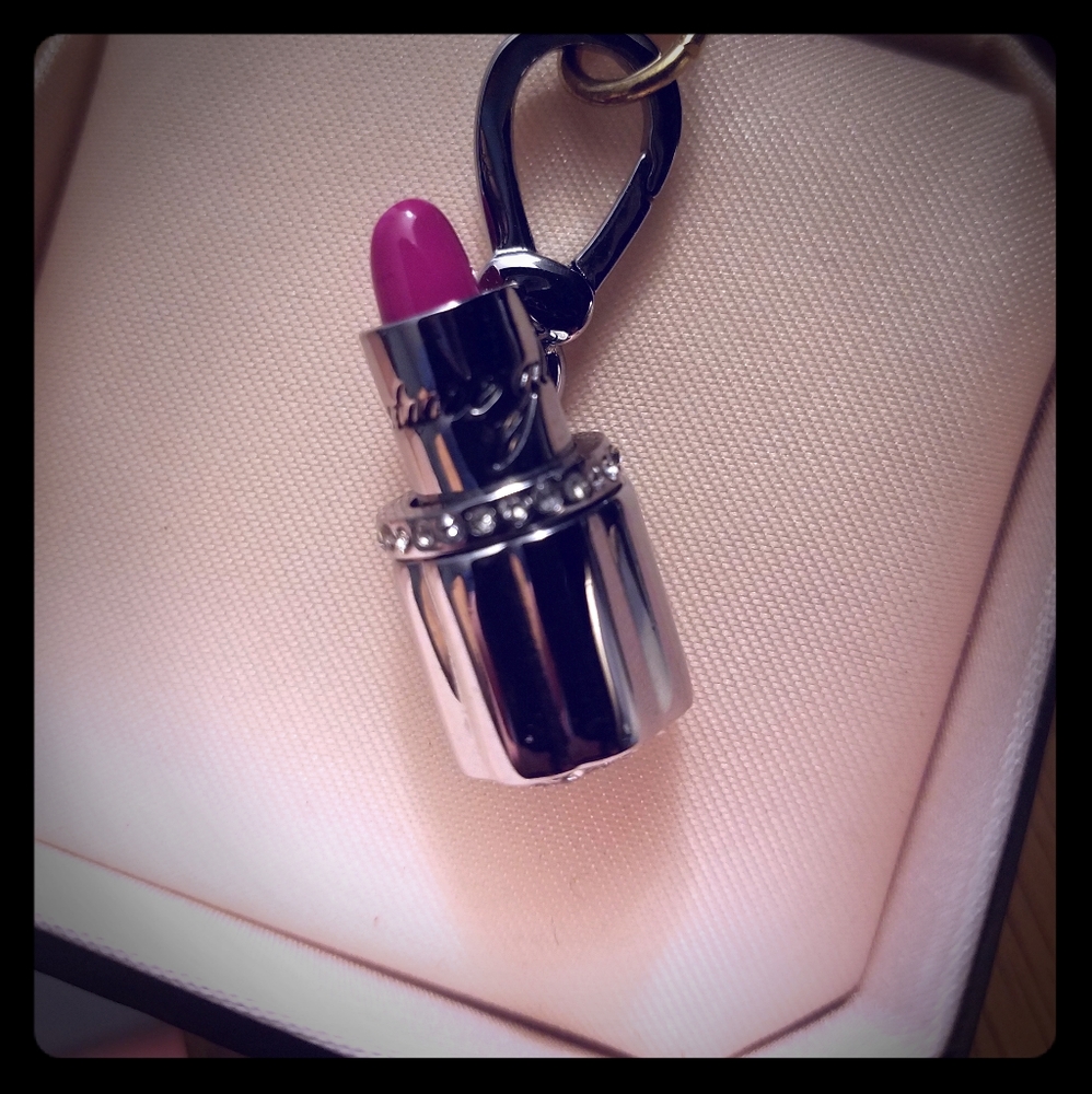 New! Juicy Couture lip gloss charm with bling!